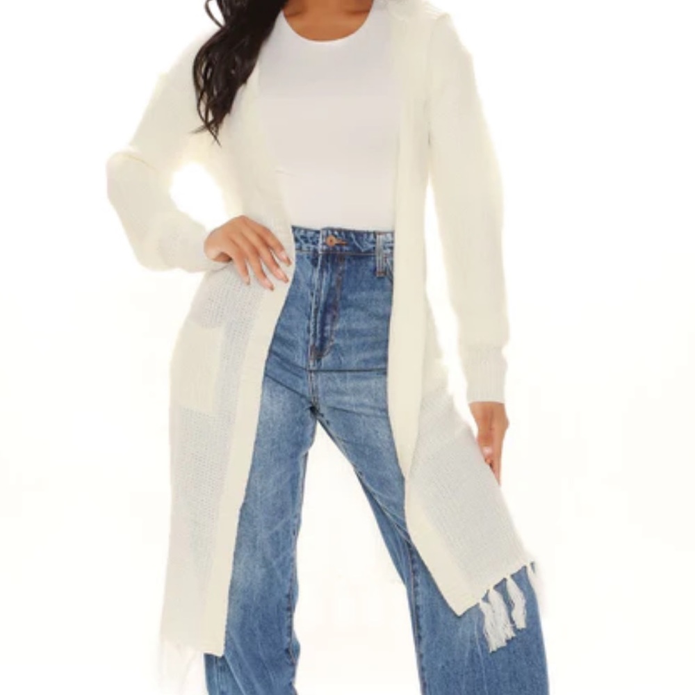 Fashion Nova Duster Cardigan with Hood 🤍